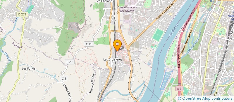 localisation de l'entreprise ARTI'VAN  GUILHERAND-GRANGES