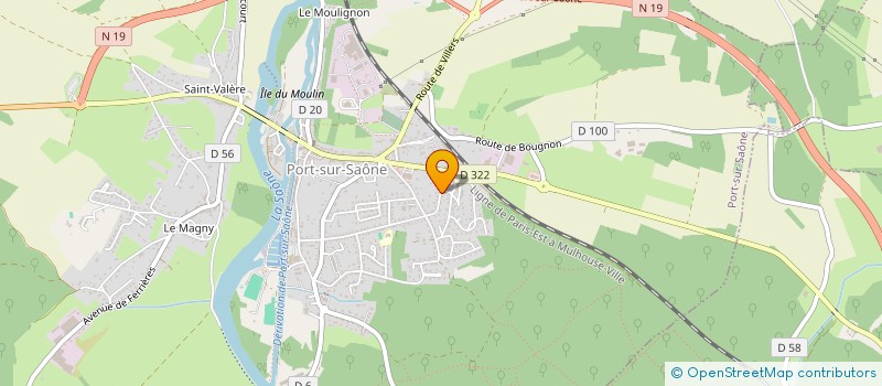 localisation de l'entreprise ARTI'VENT  PORT-SUR-SAONE