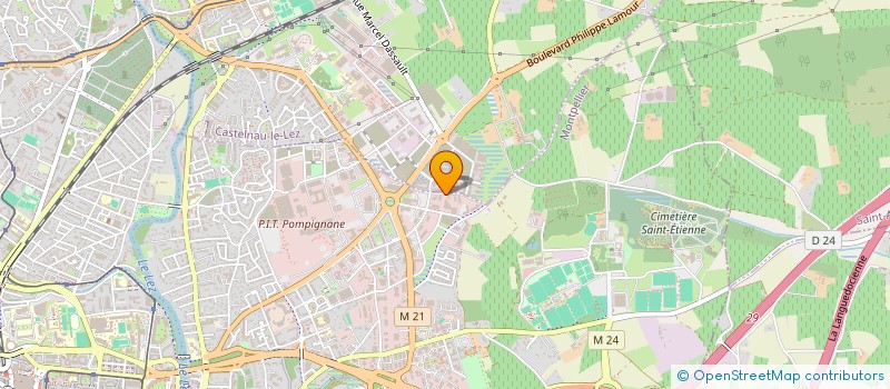 localisation de l'entreprise ARTIAD à MONTPELLIER