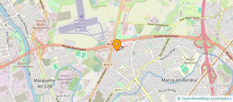 localisation de l'entreprise ARTIALE-REAL TECH INTERN APLI ERGO WEB à MARCQ-EN-BARŒUL