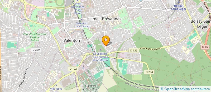 localisation de l'entreprise ARTIB à LIMEIL-BREVANNES