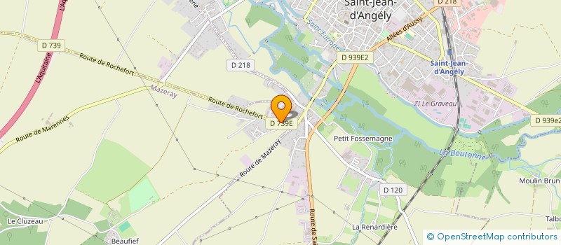 localisation de l'entreprise ARTIBA  SAINT-JEAN-D'ANGELY