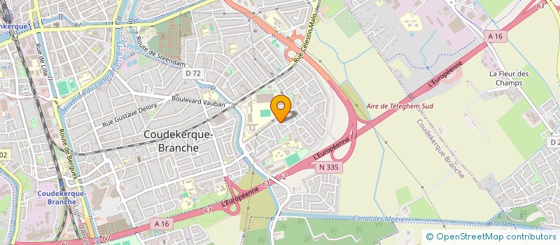 localisation de l'entreprise ARTIBAT à COUDEKERQUE-BRANCHE