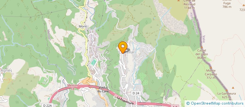 localisation de l'entreprise ARTIBAT  MENTON