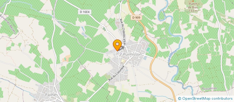 localisation de l'entreprise ARTIBAT  PUIMISSON