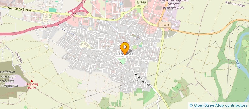 localisation de l'entreprise ARTIBAT 63  LEMPDES