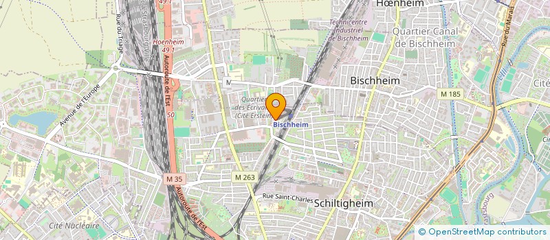 localisation de l'entreprise ARTIBAT EST  SCHILTIGHEIM