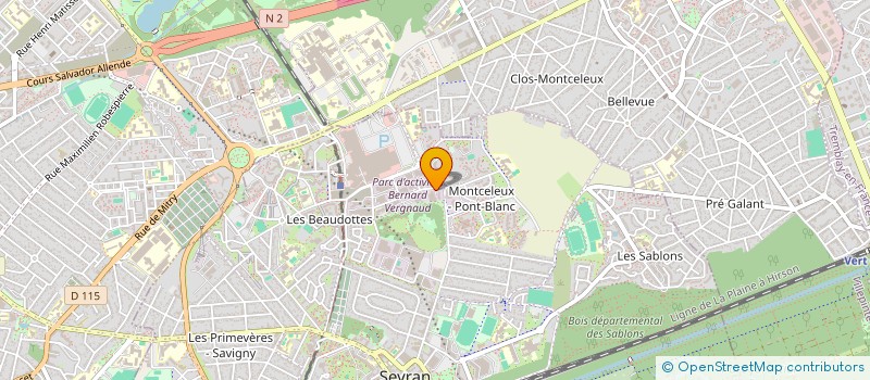 localisation de l'entreprise ARTIBAT LA PLAINE DE FRANCE à SEVRAN