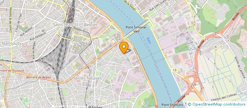 localisation de l'entreprise ARTIBAT33 à BEGLES