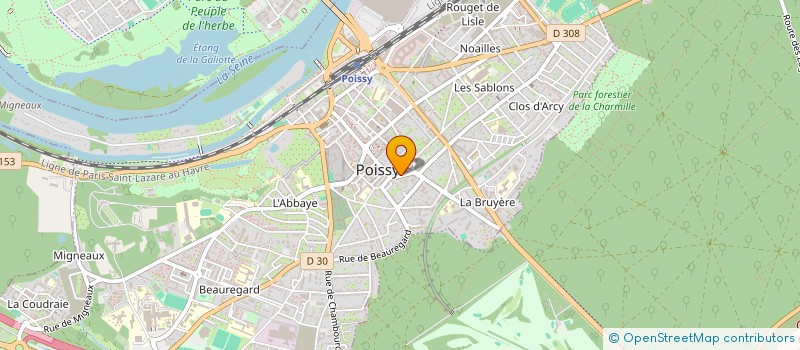 localisation de l'entreprise ARTIBATI  POISSY