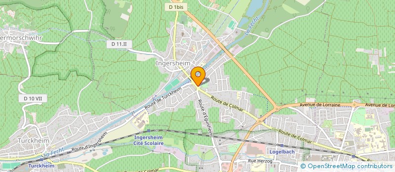 localisation de l'entreprise ARTIBOIS à INGERSHEIM