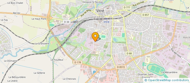 localisation de l'entreprise ARTIBOIS  VITRE