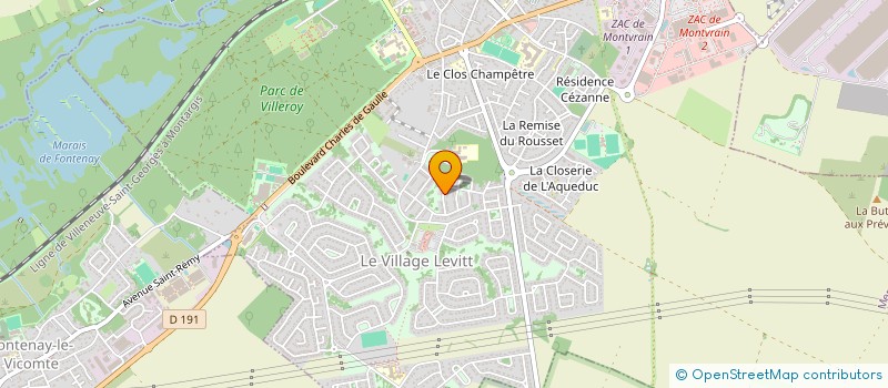 localisation de l'entreprise ARTIBOIS 91 à MENNECY
