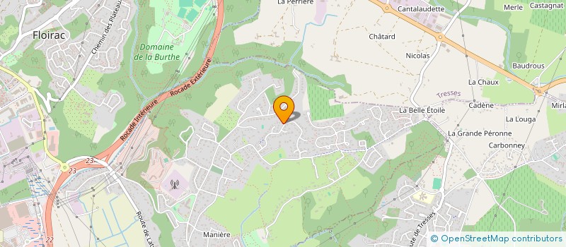 localisation de l'entreprise ARTIBOR  BOULIAC