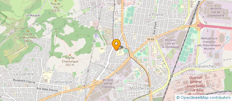 localisation de l'entreprise ARTIBOX à CLERMONT-FERRAND