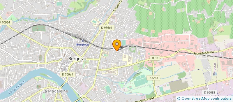 localisation de l'entreprise ARTIBTP à BERGERAC