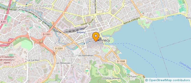 localisation de l'entreprise ARTIC à ANNECY