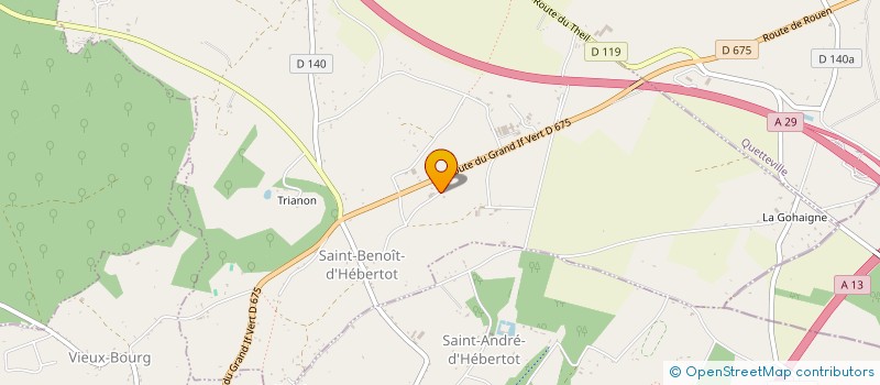 localisation de l'entreprise ARTIC PARTNERS STALLIONS  SAINT-BENOIT-D'HEBERTOT