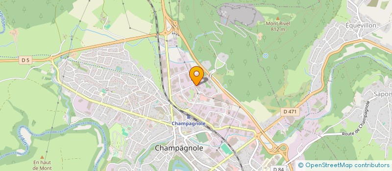 localisation de l'entreprise ARTICA à CHAMPAGNOLE