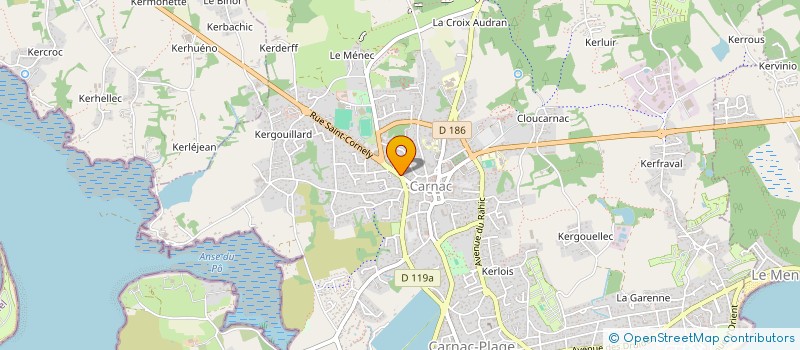 localisation de l'entreprise ARTICAINE  CARNAC