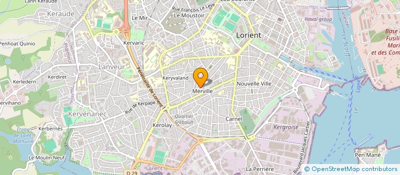 localisation de l'entreprise ARTICHOC  LORIENT