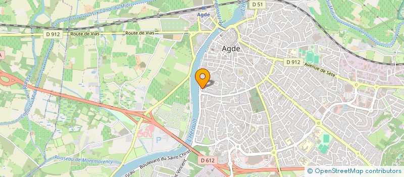 localisation de l'entreprise ARTICHOH  AGDE