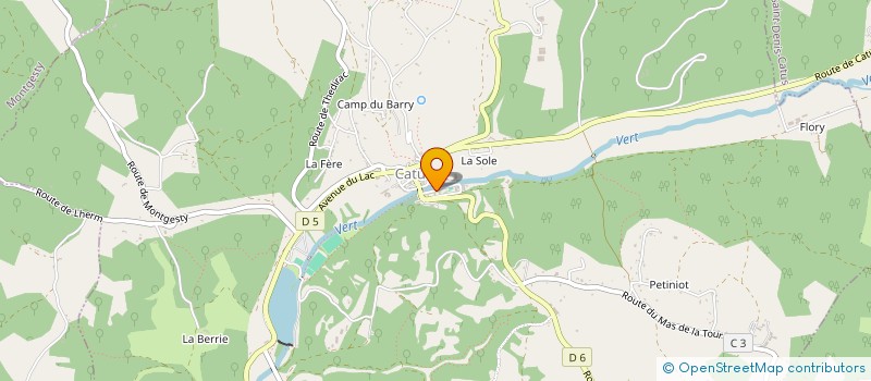 localisation de l'entreprise ARTICHOSE à CATUS