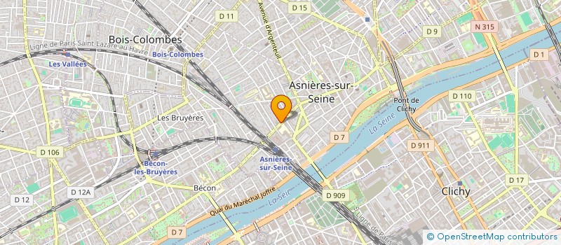 localisation de l'entreprise ARTICHOU à ASNIERES-SUR-SEINE