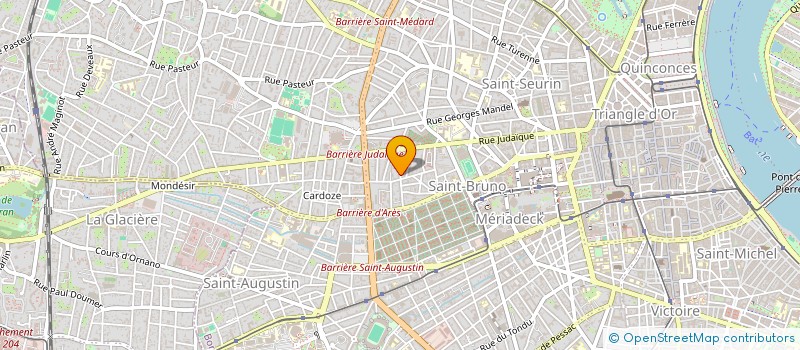 localisation de l'entreprise ARTICLE 25 à BORDEAUX