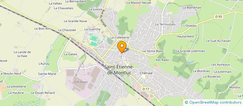 localisation de l'entreprise ARTICLE 52 PRODUCTIONS  SAINT-ETIENNE-DE-MONTLUC