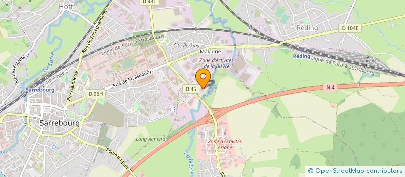 localisation de l'entreprise ARTICLES DE FERBLANTERIE EN GROS à BUHL-LORRAINE