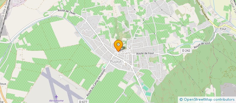 localisation de l'entreprise ARTICLES PRODUITS LIGNE PROVENCE à PUJAUT