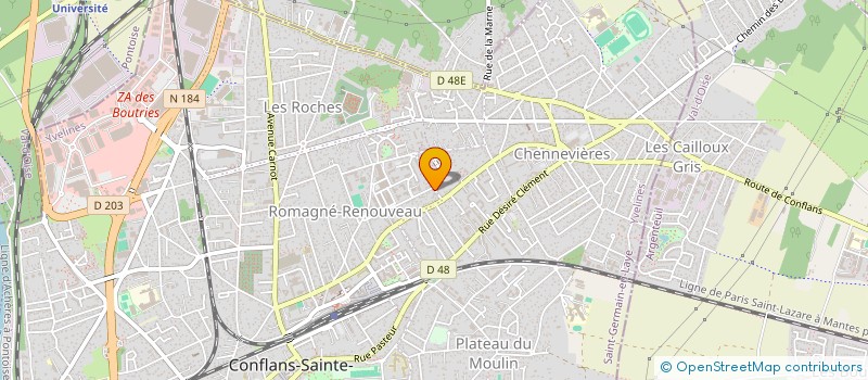 localisation de l'entreprise ARTICLIM  CONFLANS-SAINTE-HONORINE