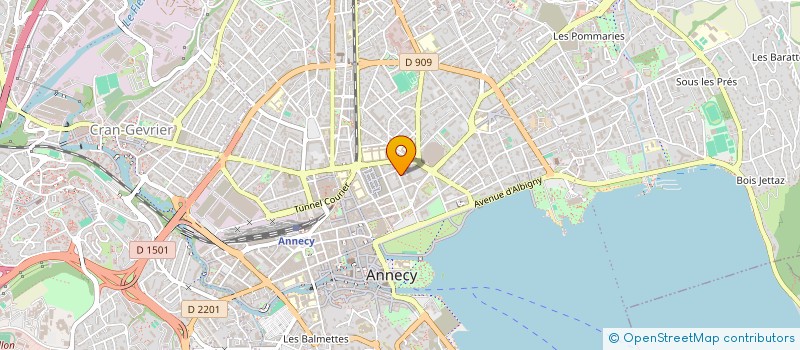 localisation de l'entreprise ARTICOLI LIBERI à ANNECY