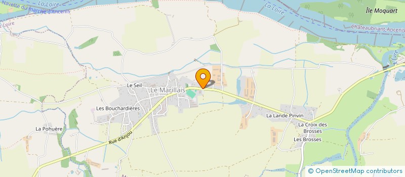 localisation de l'entreprise ARTICOM 49 à MAUGES-SUR-LOIRE