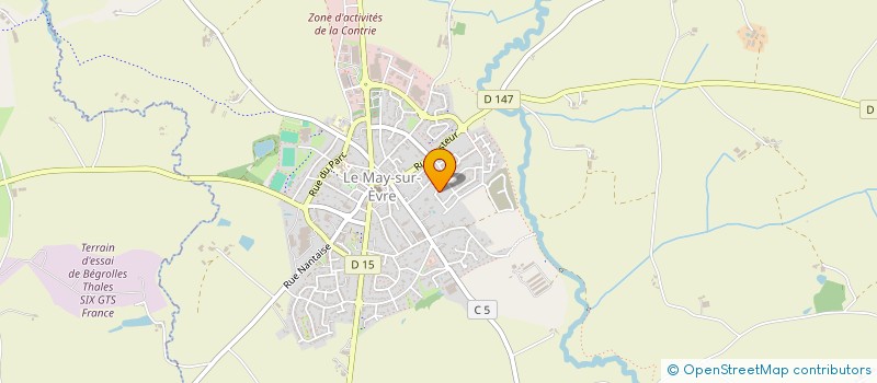 localisation de l'entreprise ARTICONCEPT SUD 49  LE MAY-SUR-EVRE