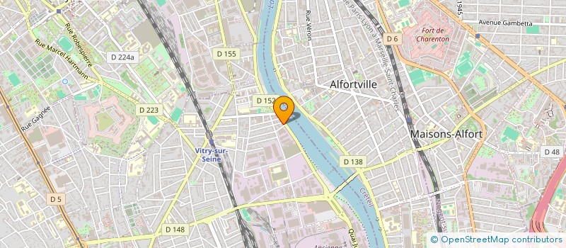 localisation de l'entreprise ARTICUL'ART à VITRY-SUR-SEINE