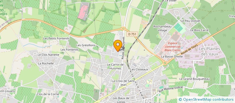 localisation de l'entreprise ARTICULATION LUMINEUSE  CHINON