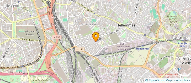 localisation de l'entreprise ARTICULATIONS à LILLE