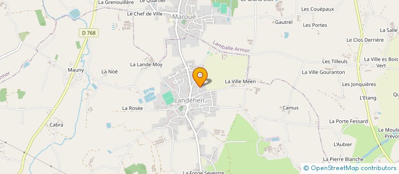 localisation de l'entreprise ARTICULATIONS  LAMBALLE-ARMOR