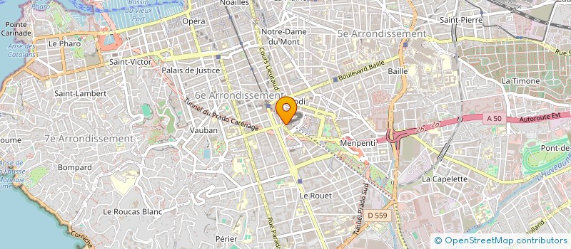 localisation de l'entreprise ARTIDEP à MARSEILLE