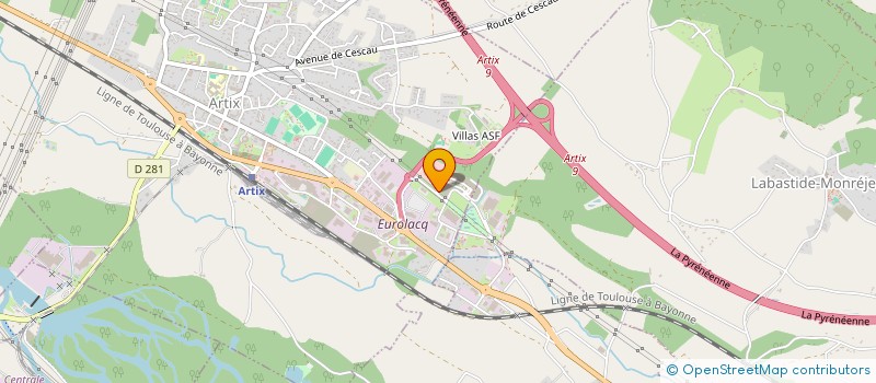 localisation de l'entreprise ARTIDIS à ARTIX