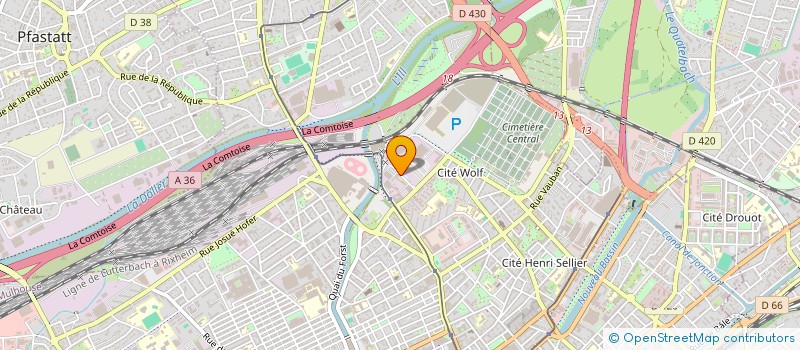 localisation de l'entreprise ARTIDOTE PRODUCTION  MULHOUSE