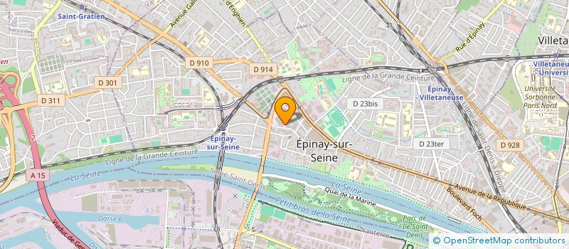 localisation de l'entreprise ARTIEKS à EPINAY-SUR-SEINE