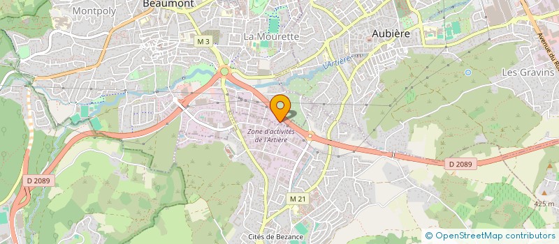 localisation de l'entreprise ARTIERE LOCATION BTP  BEAUMONT