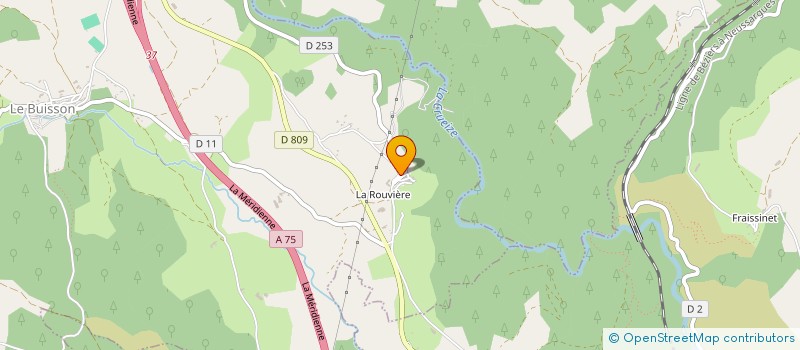 localisation de l'entreprise ARTIERES DEBARDAGE  LE BUISSON