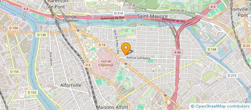 localisation de l'entreprise ARTIFACT  MAISONS-ALFORT