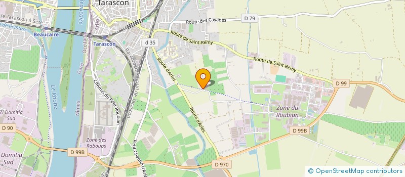 localisation de l'entreprise ARTIFETES  TARASCON