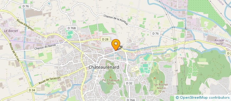 localisation de l'entreprise ARTIFEX à CHATEAURENARD