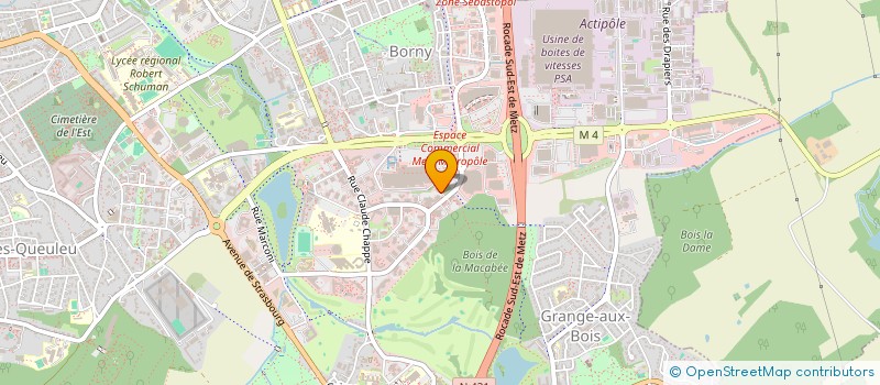 localisation de l'entreprise ARTIFICIAL INTELLIGENCE DYNAMICS  METZ